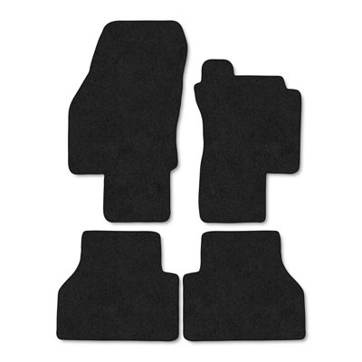 Car Mat Co Ford Transit Connect (2024+) (Flex Cab) Car Mats Tailored Fit Black Trim Accessory Carpet Car Accessories Floor Mats Anti-Slip from B&Q