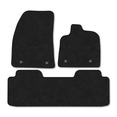 Car Mat Co Mg S6 (2025+) Premium Car Mats Tufted-Pile Carpet Black Trim Tailored Fit Car Accessories Durable Set from B&Q
