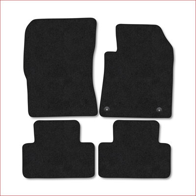 Car Mat Co Vauxhall Astra (2023+) (Phev) Premium Car Mats Tufted-Pile Carpet Black Trim Tailored Fit Car Accessories Durable Set from B&Q