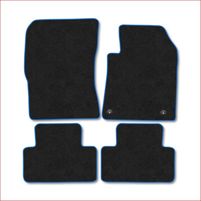 Car Mat Co Vauxhall Astra (2023+) (Phev) Premium Car Mats Tufted-Pile Carpet Blue Trim Tailored Fit Car Accessories Durable Set from B&Q