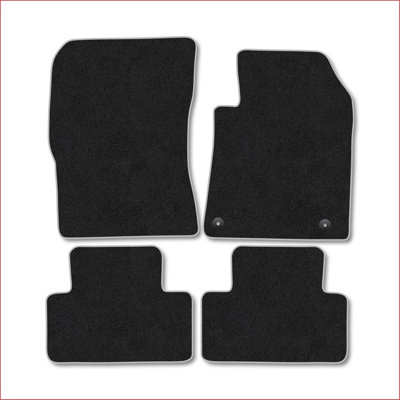 Car Mat Co Vauxhall Astra (2023+) (Phev) Premium Car Mats Tufted-Pile Carpet Grey Trim Tailored Fit Car Accessories Durable Set from B&Q