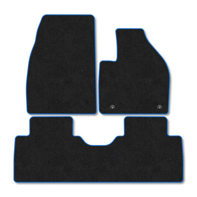 Car Mat Co Leapmotor B10 (2025+) Premium Car Mats Tufted-Pile Carpet Blue Trim Tailored Fit Car Accessories Durable Set from B&Q
