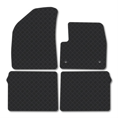 Car Mat Co Citroen C3 Aircross (2024+) Heavy-Duty Rubber Car Mats Tailored 5mm Thick Car Accessories Waterproof Non-Slip Durable from B&Q
