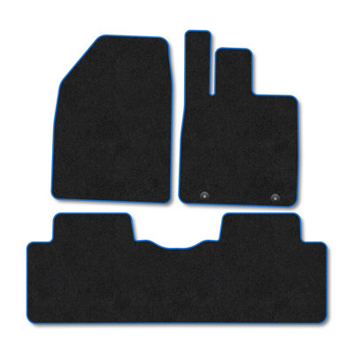 Car Mat Co Byd Atto 2 (2025+) Premium Car Mats Tufted-Pile Carpet Blue Trim Tailored Fit Car Accessories Durable Set from B&Q