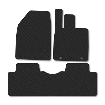 Car Mat Co Byd Atto 2 (2025+) Rubber Car Mats Tailored Waterproof Car Accessories Durable Front Rear Set Non-Slip from B&Q