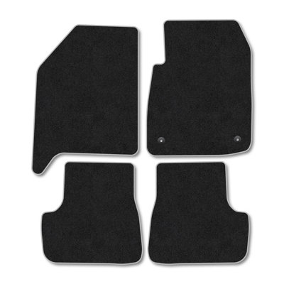 Car Mat Co Citroen C3 (2025+) (Mhev) Car Mats Tailored Fit Grey Trim Accessory Carpet Car Accessories Floor Mats Anti-Slip Front Rear Set from B&Q