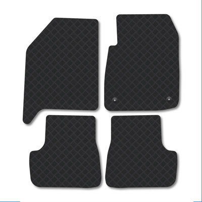 Car Mat Co Citroen C3 (2025+) (Mhev) Heavy-Duty Rubber Car Mats Tailored 5mm Thick Car Accessories Waterproof Non-Slip Durable from B&Q