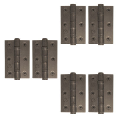 B&Q -  Dark Bronze Door Hinges3 Inch / 76mm  Internal Fire Door Hinges3 Pairs
