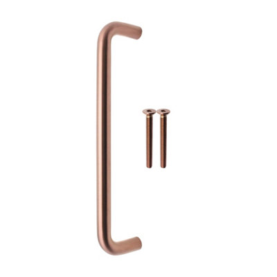 Afit Bronze Door Pull Handle300 X 19mm Commerical Door Pull D Handle Bronze For SchoolsOfficesShops & More from B&Q