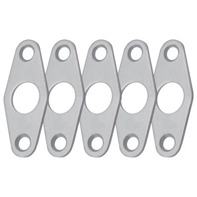 Afit Traditional Key Hole Escutcheon For Mortice Budget LockSatin Chrome Pack Of 5 from B&Q