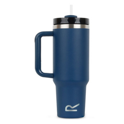 Regatta (Os, Moonlight Denim) Thermulate Insulated 12L Carry Handle Travel Flask Water Bottle Cup - Image 8