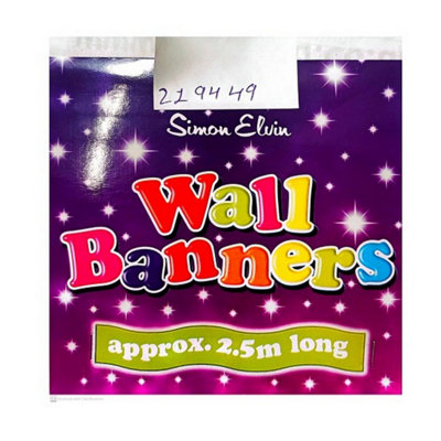 B&Q Simon Elvin Stars Wall Banner Multicoloured (One Size)