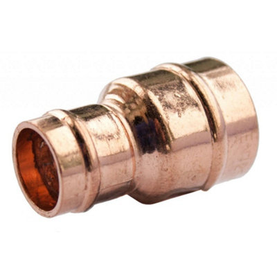 Oracstar Pre Soldered Tube Reducing Connector Copper (22mm X 15mm) from B&Q