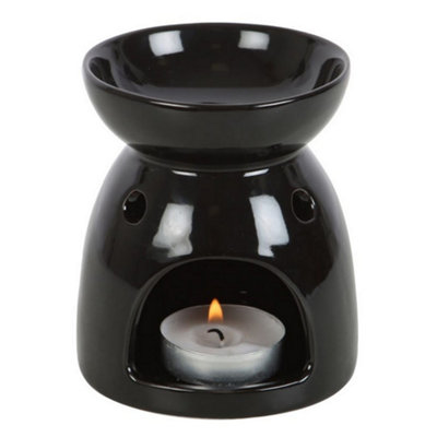 Something Different Dark Forest Bee Oil Burner - Black/White - Image 3