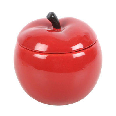 B&Q Red Something Different Ceramic Apple Oil Burner (One ) 12Cm