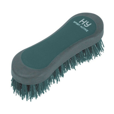 Hyshine Active Groom Face Brush Alpine Green (One Size) from B&Q