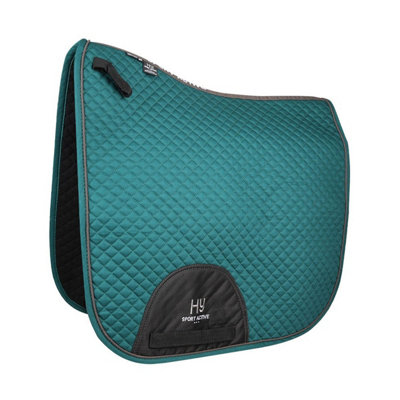 Hy Sport Active Horse Dressage Saddlepad Alpine Green (Pony) from B&Q