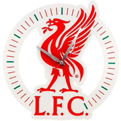  - Liverpool Fc Wall Clock Red/white (One Size)