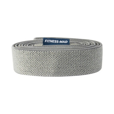Fitness Mad Fabric Loop Resistance Band - Grey - Image 5