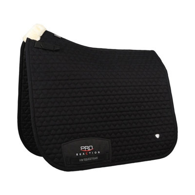Hy Pro Reaction Horse Dressage Saddlepad Black (Pony/cob) from B&Q