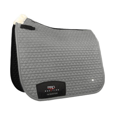Hy Pro Reaction Horse Dressage Saddlepad Grey (Pony/cob) from B&Q