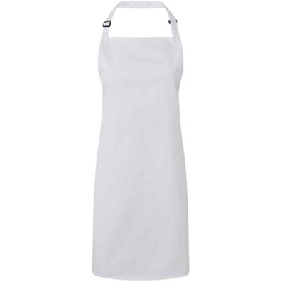 Premier Unisex Adult Colours Full Apron White (Xl) from B&Q