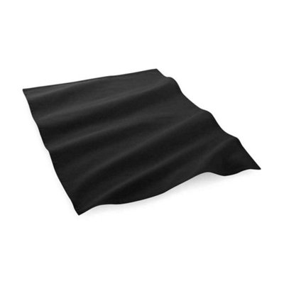 Westford Mill Plain Tea Towel Black (One Size) from B&Q