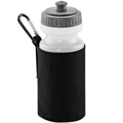 Quadra Water Bottle And Holder Black (One Size)