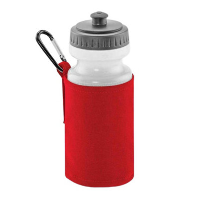Quadra Water Bottle And Holder Clic Red (One Size)