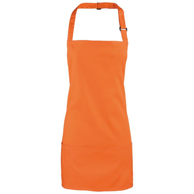 Premier Orange Colours 2 In 1 Full Apron - One Size - Image 5