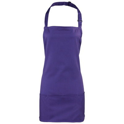 Rackhams Purple Colours 2 In 1 Full Apron - One Size - Image 5