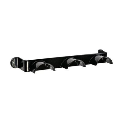 Stubbs Shelfie Bridle Rack Black (One Size) from B&Q
