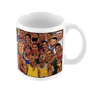 Pyramid International Legends Basketballs Greatest Mug White/multicoloured (One Size) from B&Q