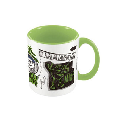  - Monsters University Mike Mug White/green/black (One Size)