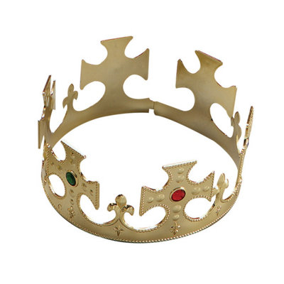 Bristol Novelty Plastic Tiara Gold (One Size) from B&Q