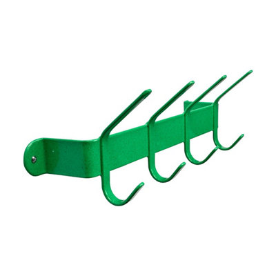 Stubbs Shelfie Plain Coat Hook Green (One Size) from B&Q
