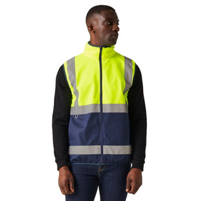  - Regatta Professional Mens Full Zip Hi-Vis Vest