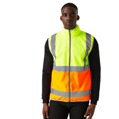  - Regatta Professional Mens Full Zip Hi-Vis Vest