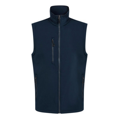 Regatta Professional Men's Dark Navy Softshell 2 Layer Body Warmer In | Size: Large - Image 3