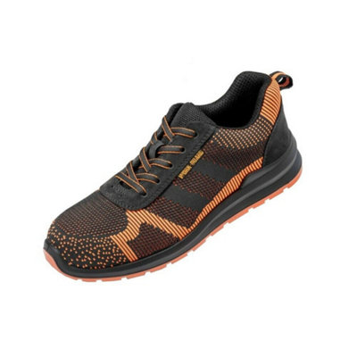 Result Work Guard Adults Unisex Hardy Safety Trainer Black/orange (6.5 Uk) from B&Q