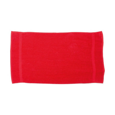 Towel City Luxury Bath Towel Red (One Size) from B&Q
