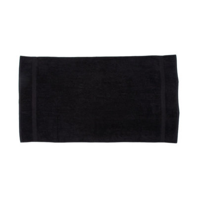 Towel City Luxury Bath Towel Black (One Size) from B&Q