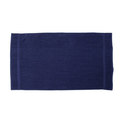  - Towel City Clic Bath Towel Navy (One Size)