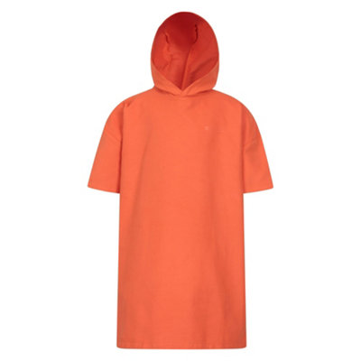 B&Q Mountain Warehouse Childrens/Kids Lagoon Microfibre Hooded Towel (M) Orange