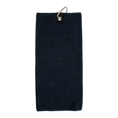 Towel City Microfibre Golf Towel Navy (One Size) from B&Q