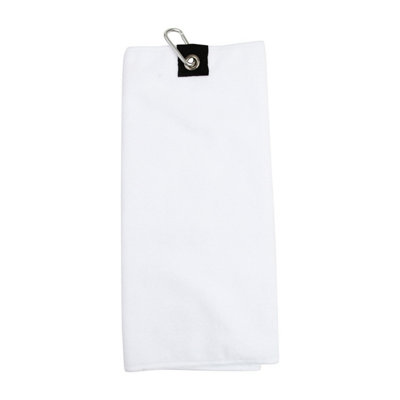 Towel City Microfibre Golf Towel White (One Size) from B&Q