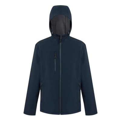  - Regatta Professional Mens 2 Layer Soft Shell Jacket Navy/seal Grey (3Xl)