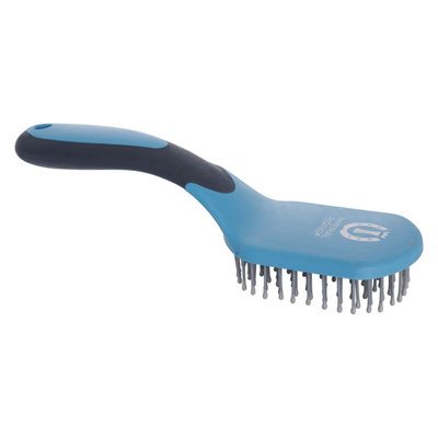 Imperial Riding Irh Boomerang Horse Mane And Tail Brush Blue/navy/silver (One Size)