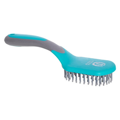 Imperial Riding Irh Boomerang Horse Mane And Tail Brush Jade (One Size) from B&Q