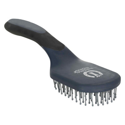 Imperial Riding Irh Boomerang Horse Mane And Tail Brush Navy (One Size) from B&Q